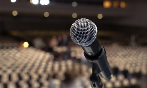 microphone closeup