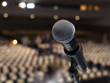 microphone closeup