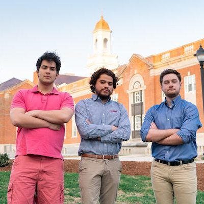 University of Connecticut Students Michael Hernandez Isadore Johnson and John Jay Mosely