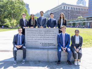 FIRE Interns (left to right, top to bottom): Emma Maple, Nia Cain, Manas Pandit, Daniel Shaw, Dylynn Lasky, Justin Crosby, Charlie Hatcher, Vydalia Weatherly