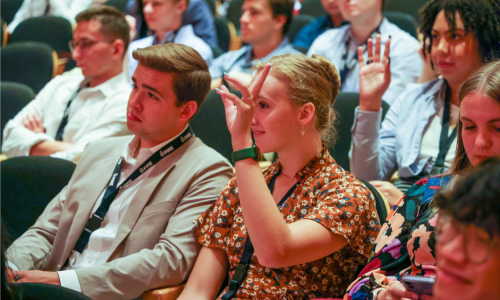 Students participate in a discussion at the FIRE Student Network Conference